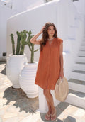 cotton tuniek/dress model: Lou terra