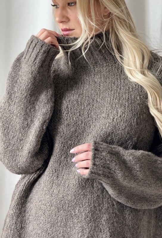 BYPIAS BOHEMIANA MARYANNE SWEATER TAUPE