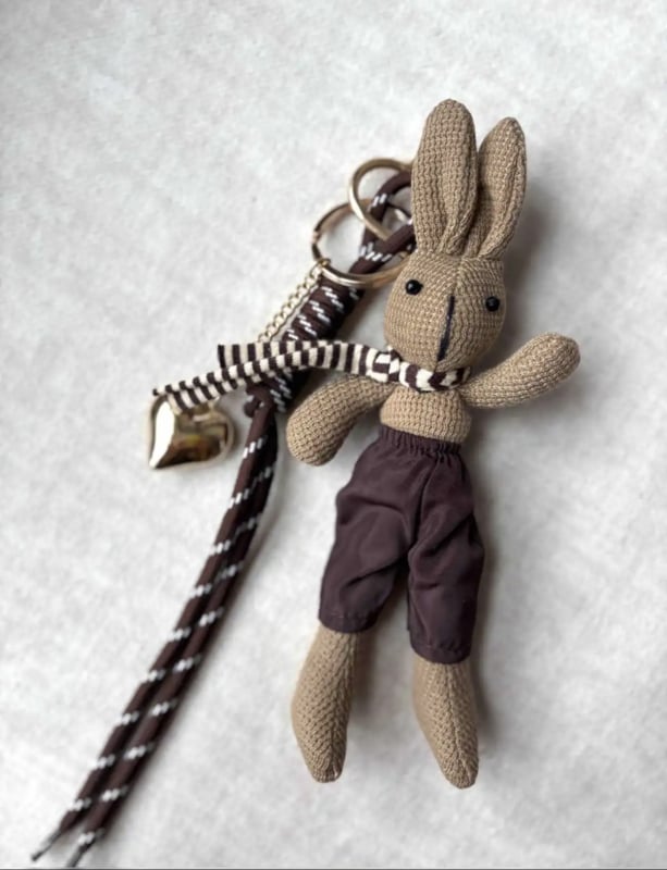 Bag Charm Nijn brown