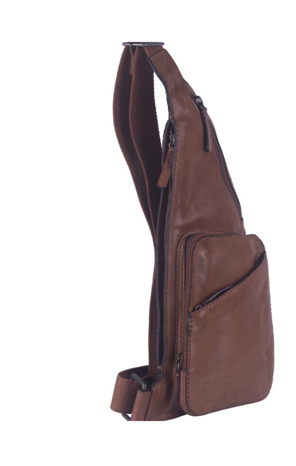 Bag2Bag Tas leder  Cayo donkerbruin