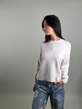 Trui Piedra in off-white – trui voor dames
