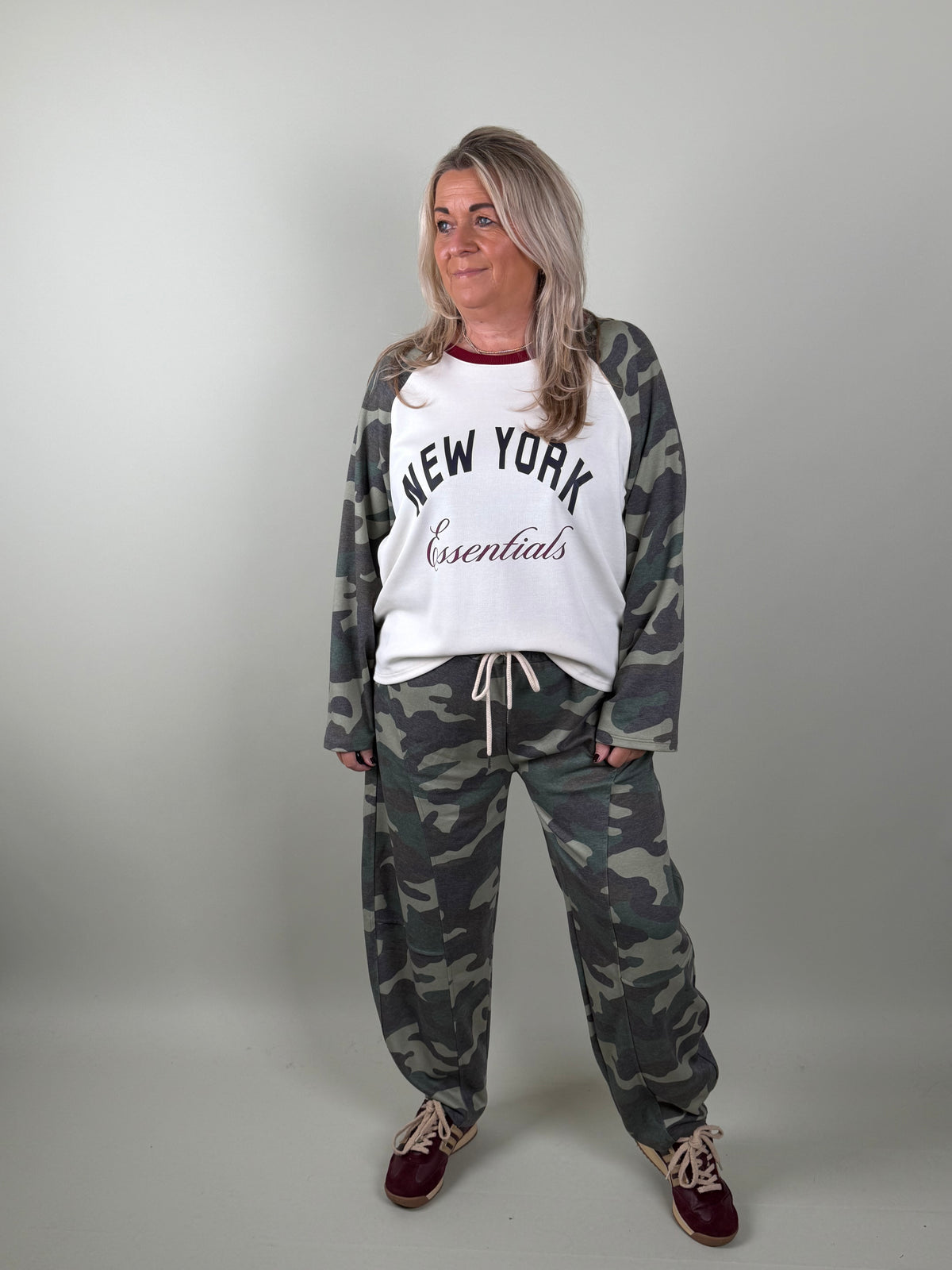 Balloon Jog Pants Camo Army