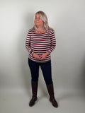 streep Top model Flo Roze Bruin