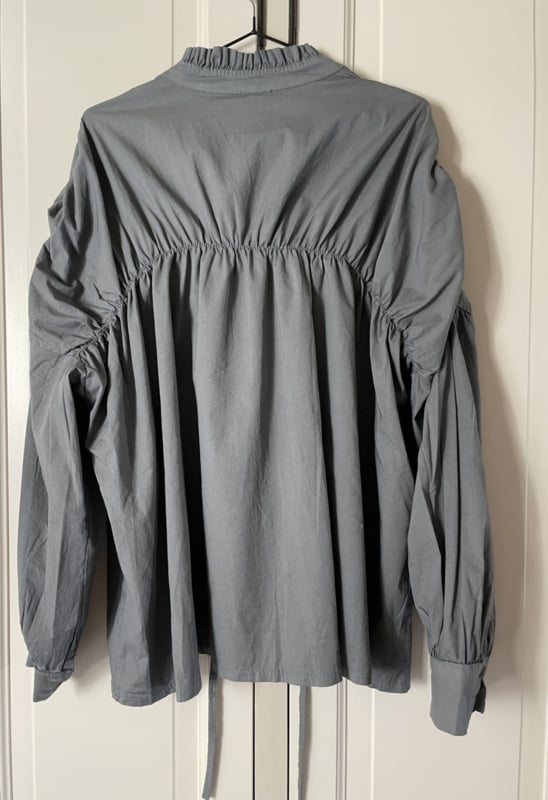 SixtyDays ALEXIA short cotton blouse Gray
