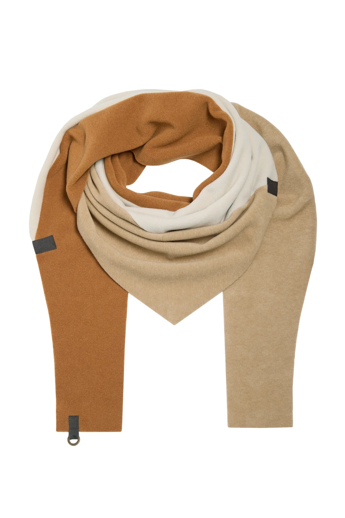 HSCPH scarf triangle camel/kit/rust