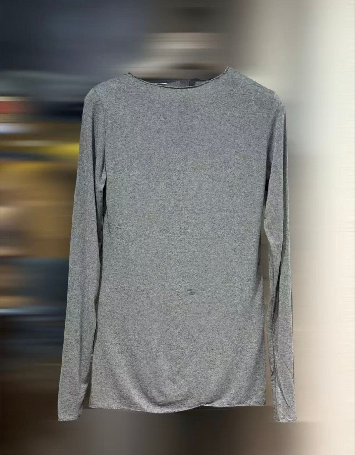 Basic Soft Cashmere Top Gray