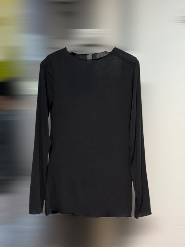 Basic Soft Cashmere Top Zwart