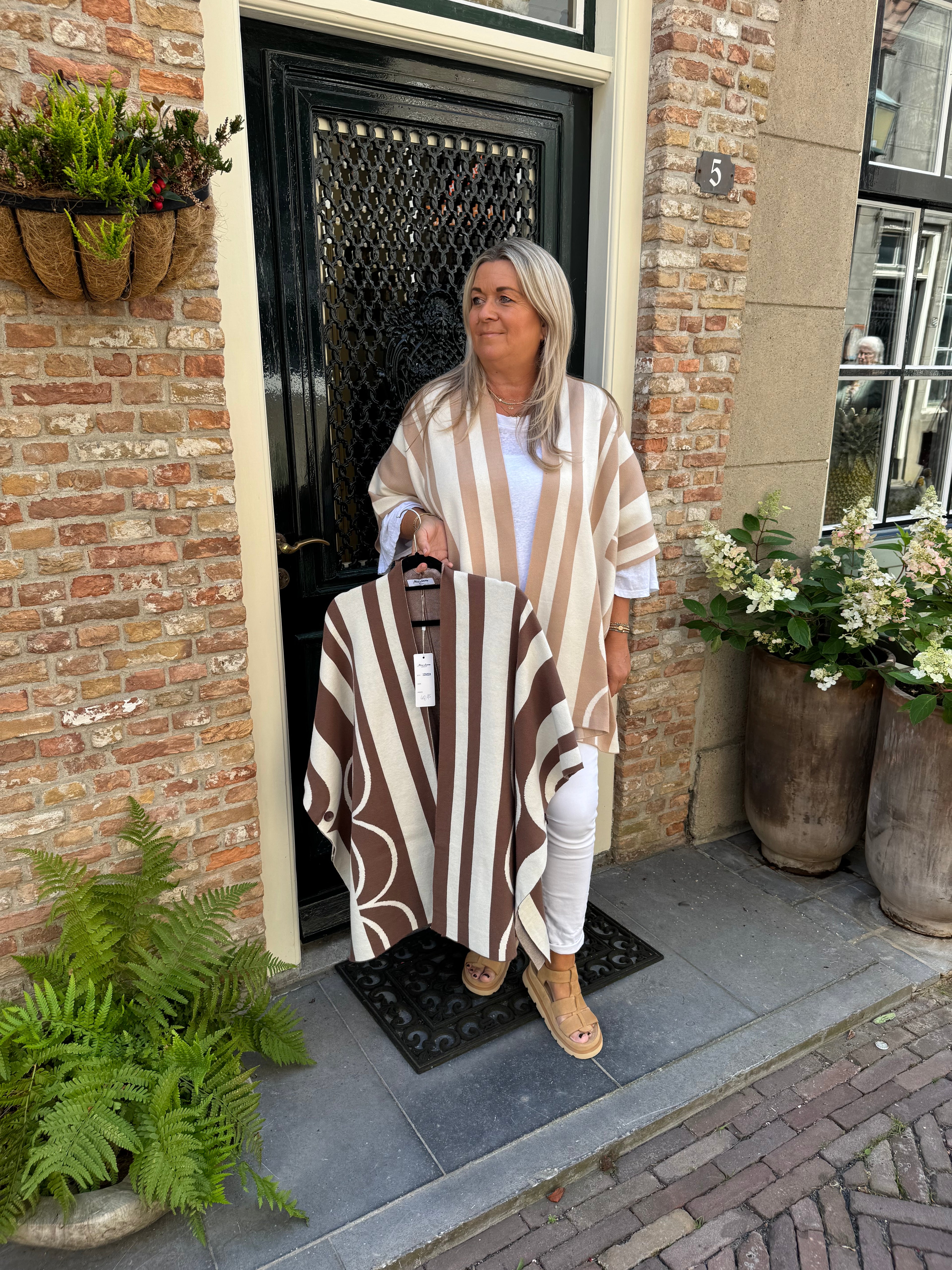 Poncho Veneta Beige