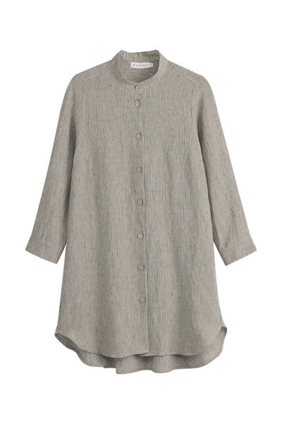 BYPIAS  LINNEN BLOUSE MILLIE PINSTRIPE