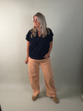 Barrel jeans apricot