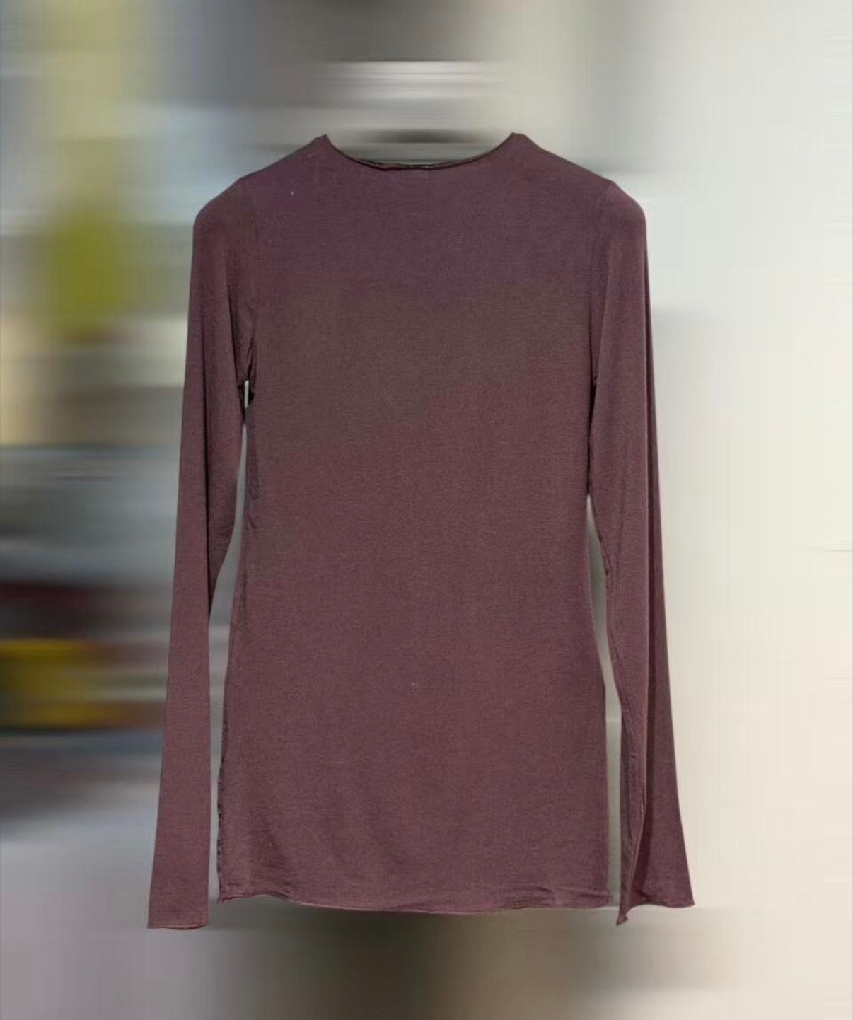 Basic Soft Cashmere Top Burgundy