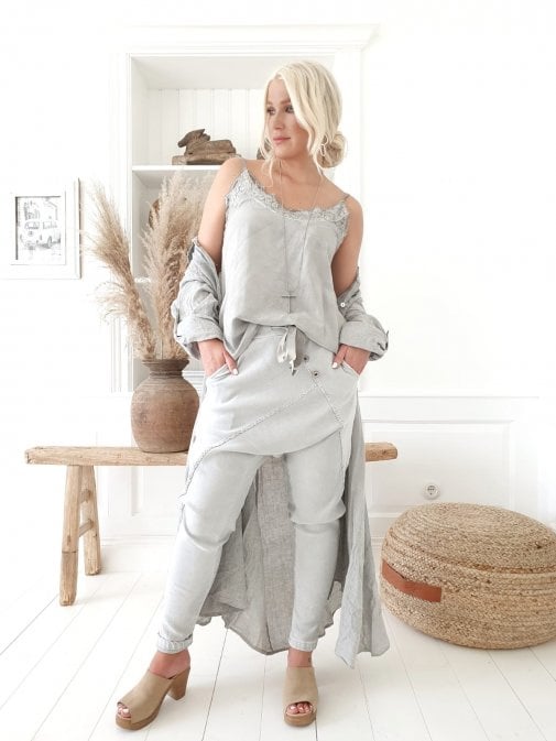 BYPIAS BOHEMIANA NICOLE TOP COOL GRAY