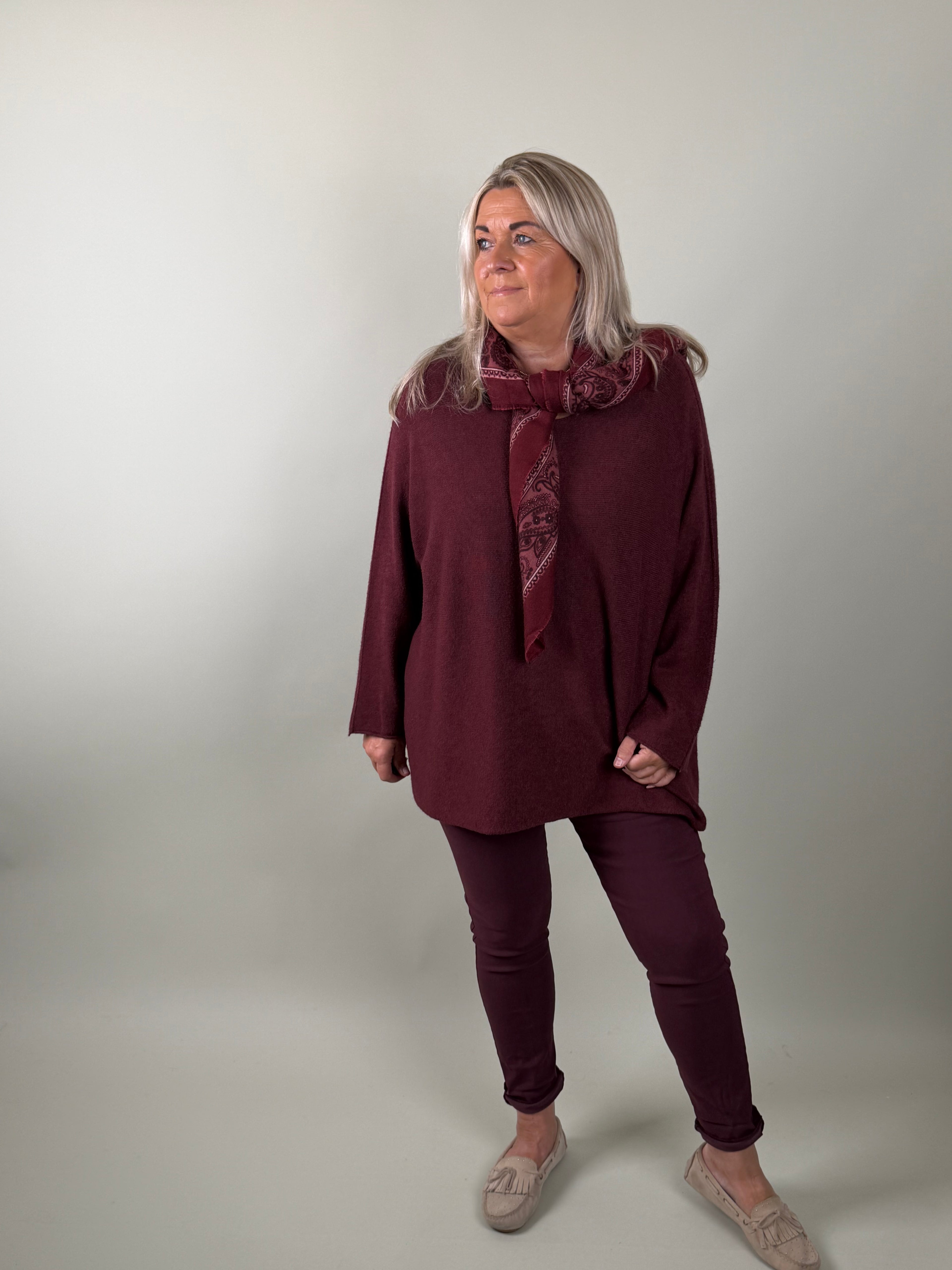 comfy trui Feline Bordeaux Classic Beauty & Fashion