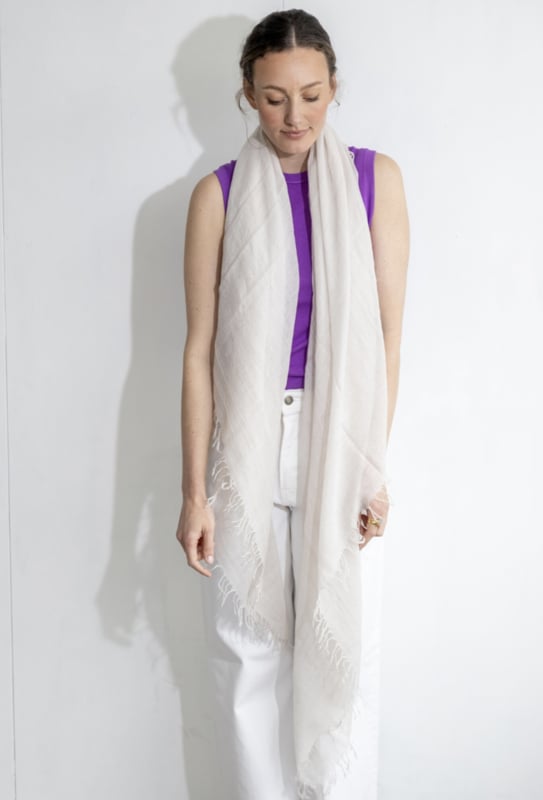 Sjaalmania Cosy Cashmy Eggshell
