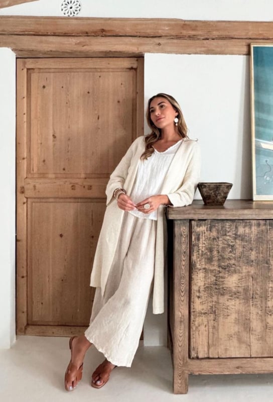 BYPIAS, BOHEMIANA VEST TATE OFF WHITE