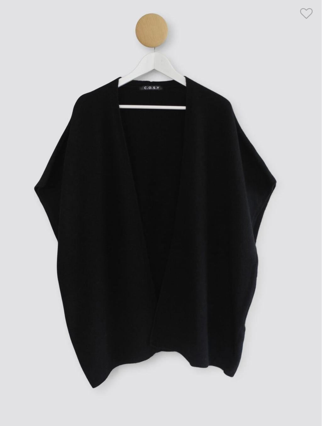 Sjaalmania Cosy Cardigan Solid Black