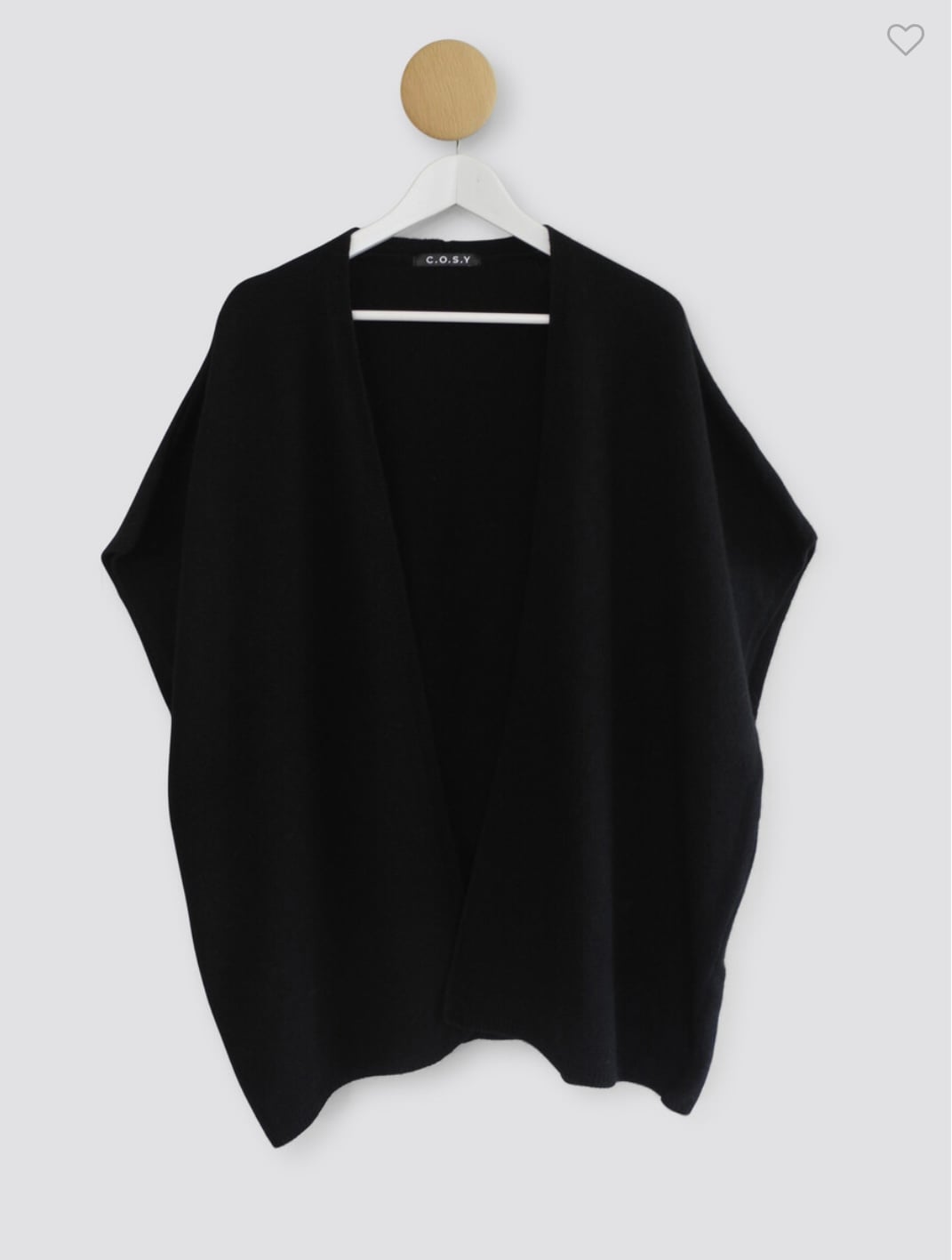 Sjaalmania Cosy Cardigan Solid Black