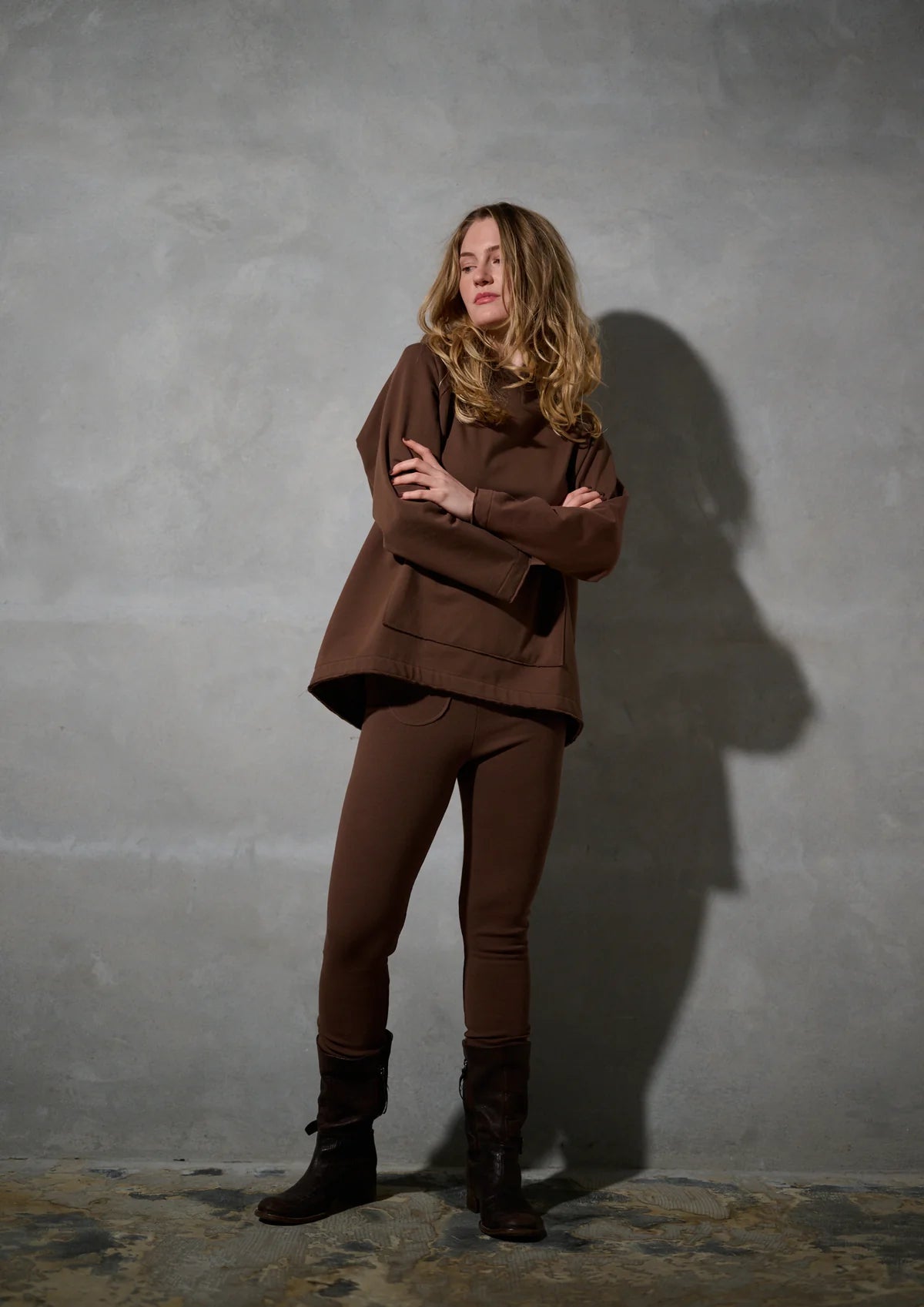 HSCPH legging chocolade Classic Beauty & Fashion