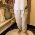 Linen trousers Pisa model navy