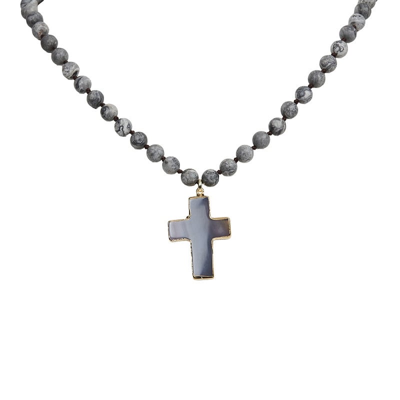 The Moshi necklace Abigail grey