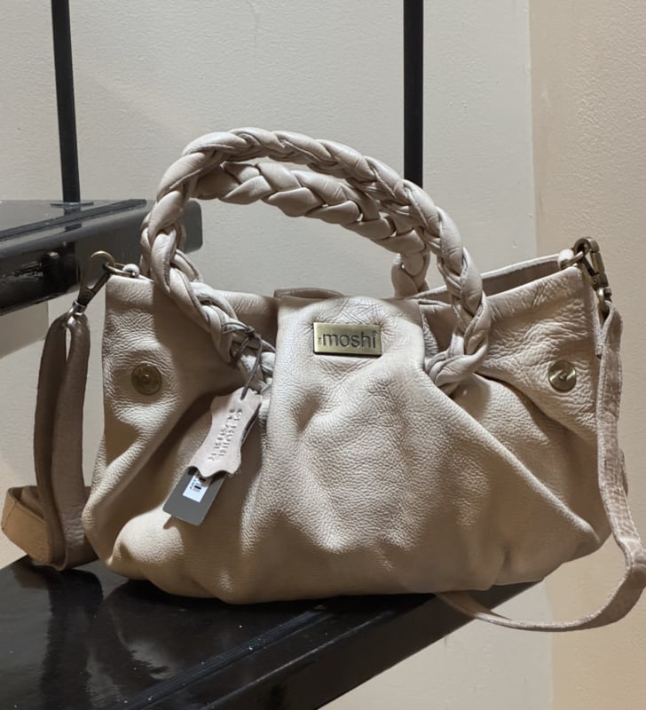 The Moshi hand bag Greta taupe antique