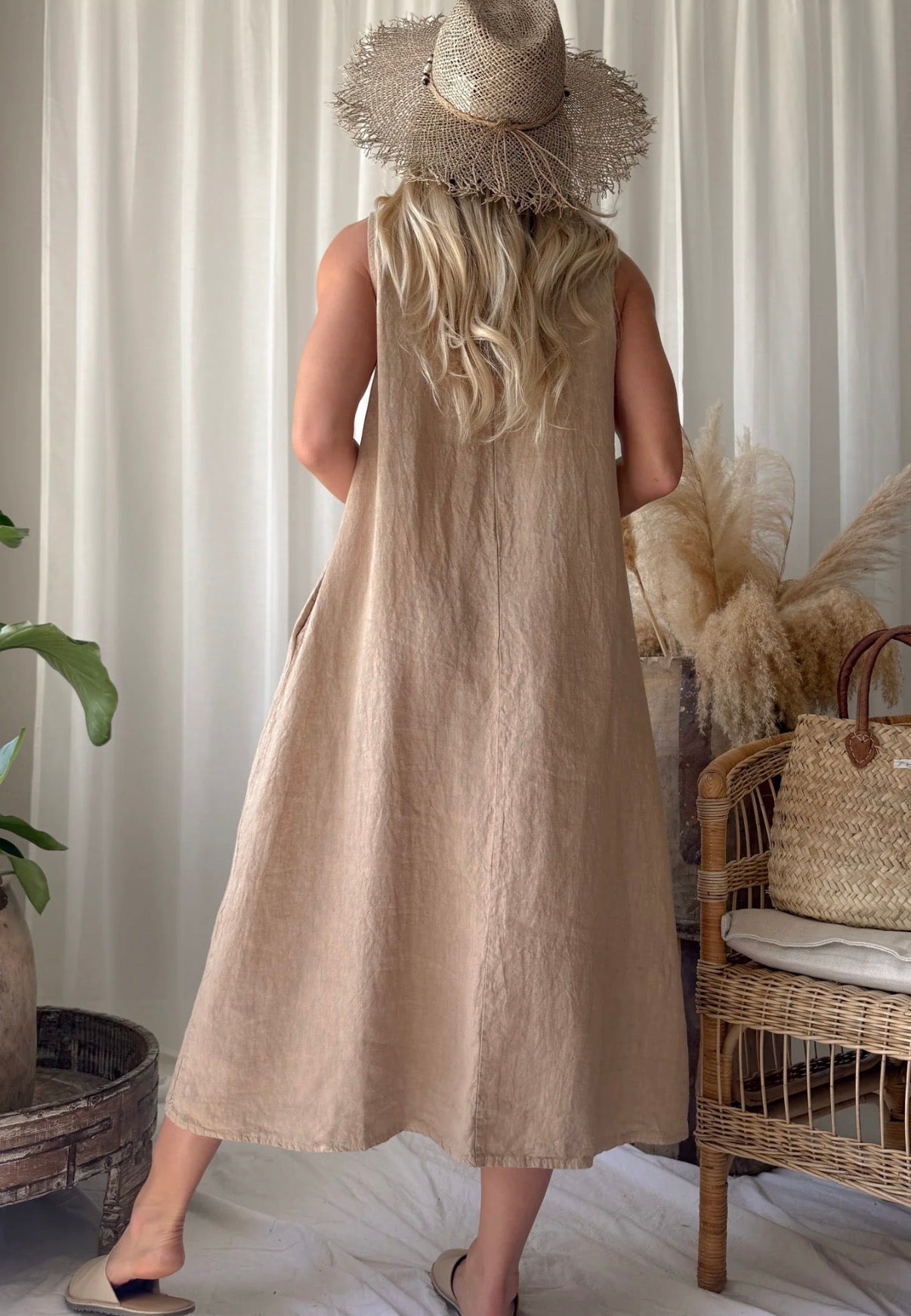 BYPIAS BOHEMIANA DRESS MILA SAFARI