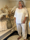 Linnen blouse athene wit