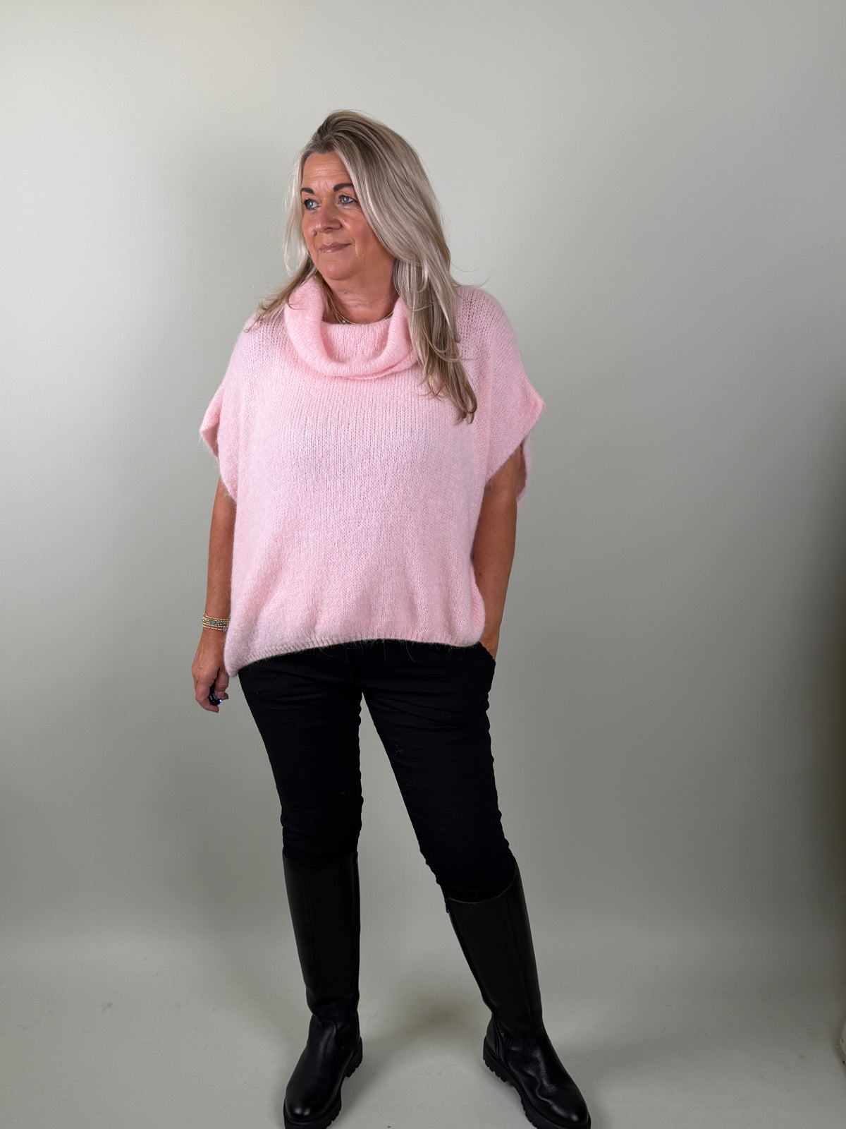 sleeveless trui model pina Licht Roze