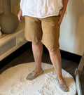 Linen Bermuda Camel