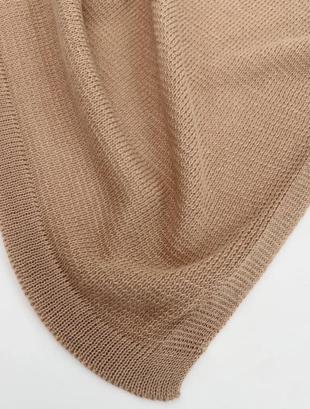 Scarfmania Cozy Eco Cotton Scarf Trench Coat Beige