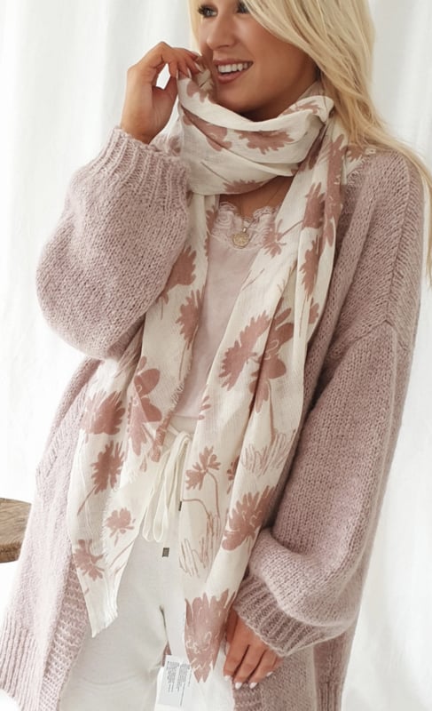 BYPIAS LILIUM SCARF LIGHT PINK