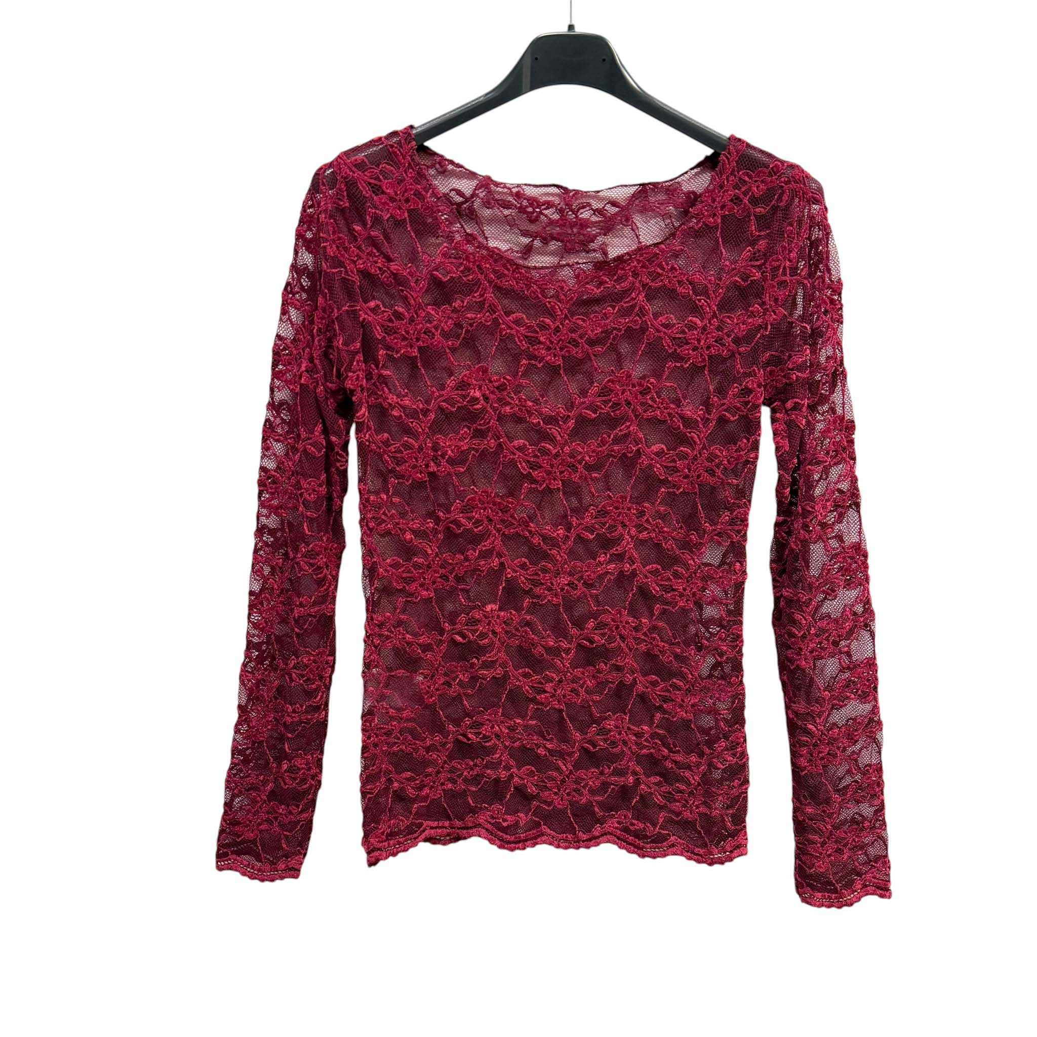 Stretchy Lace top Bordeaux