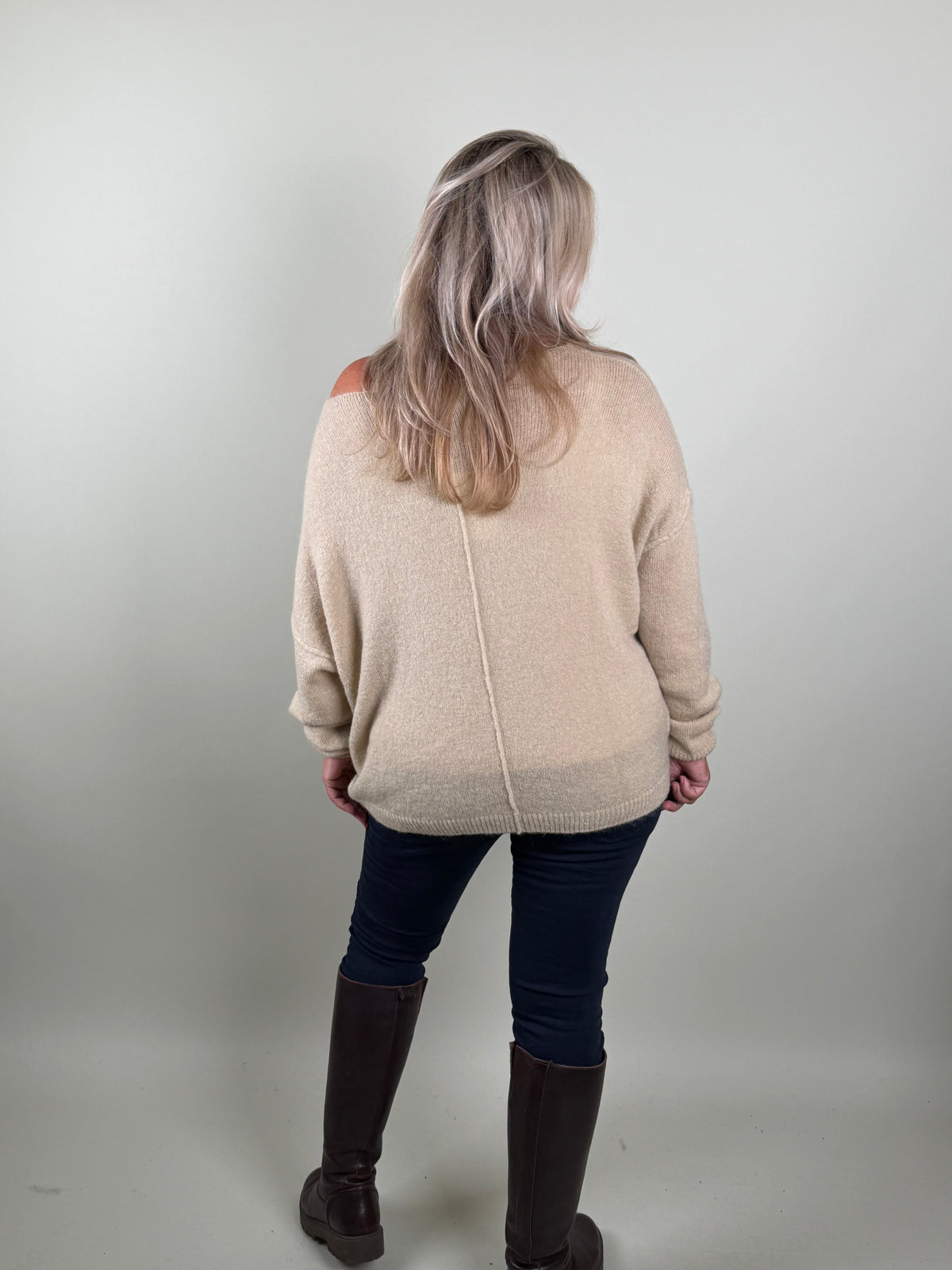 comfy trui model Vintage biscotto