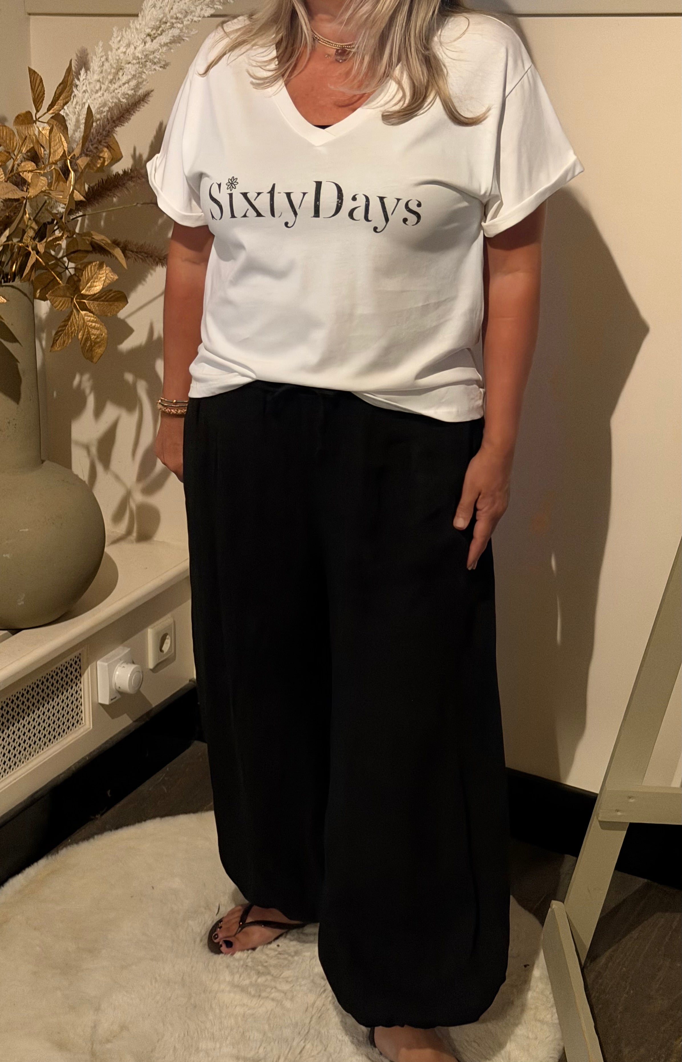 linnen ballon broek pip zwart Classic Beauty & Fashion