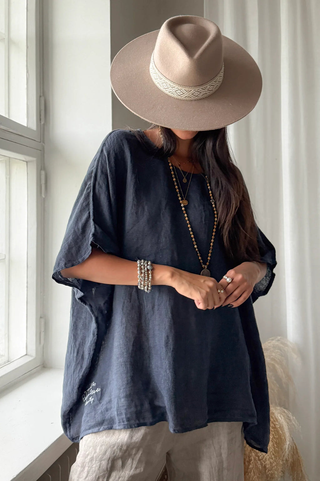 Bypias bohemiana Catrie blouse navy