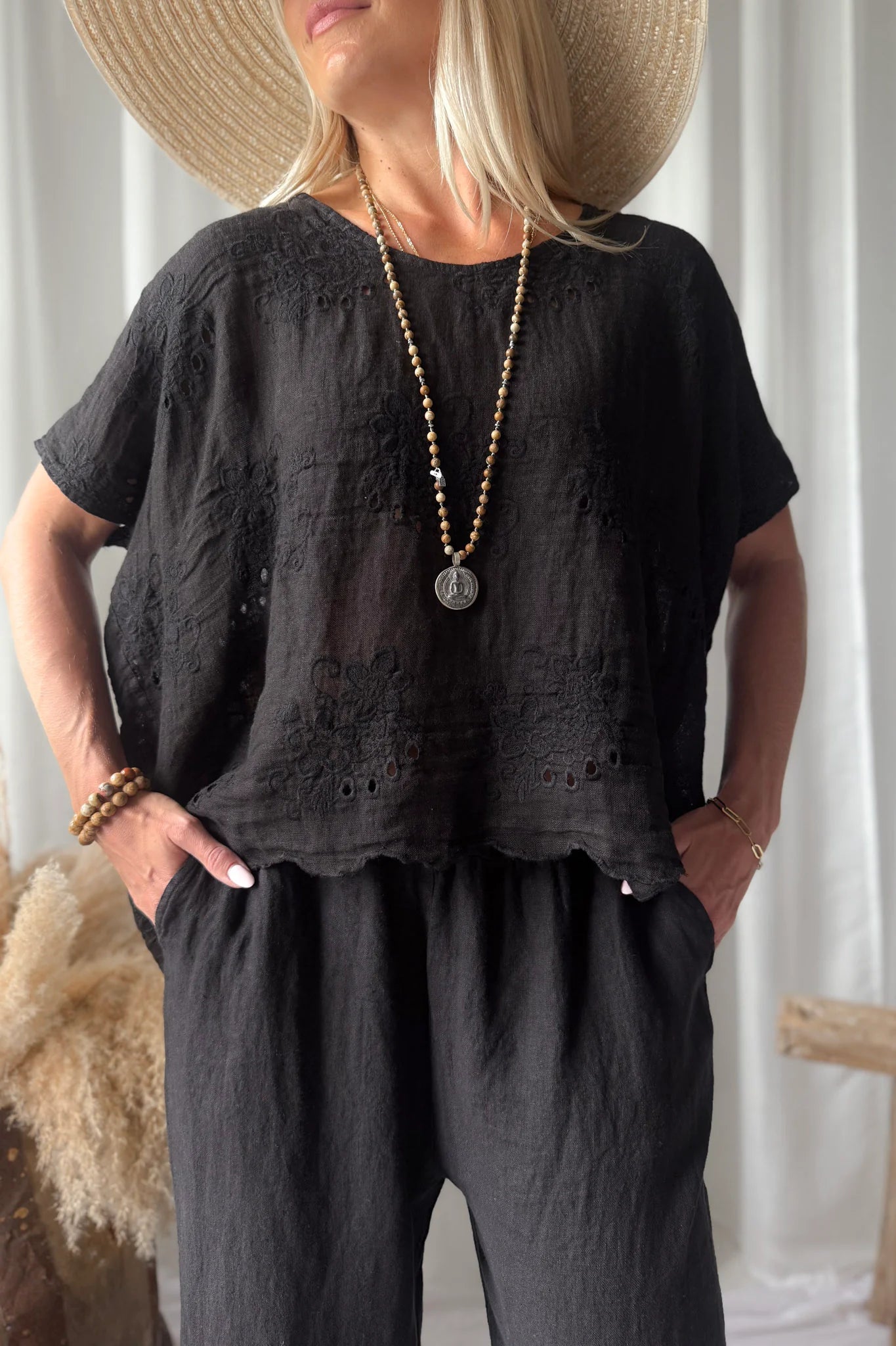 Bypias blouse Delphie vanilla