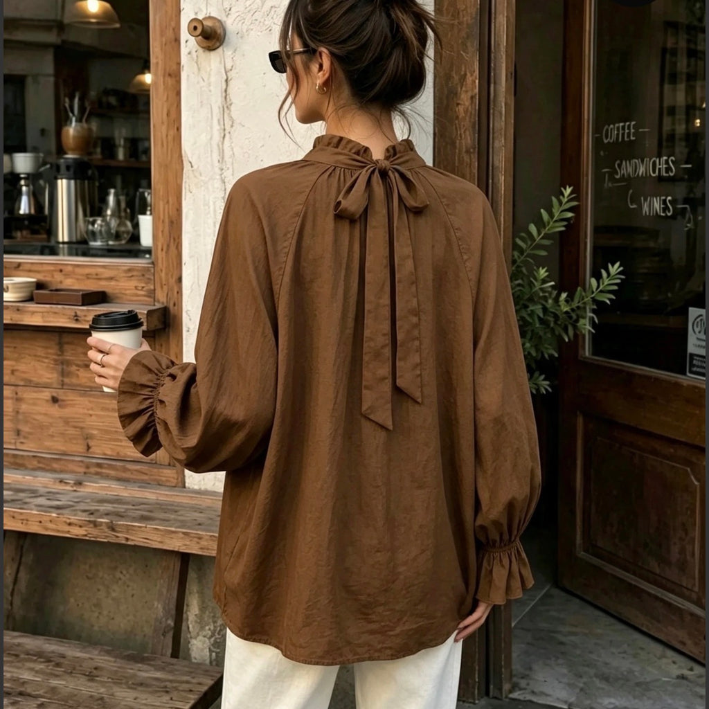 blouse Clavo in brown