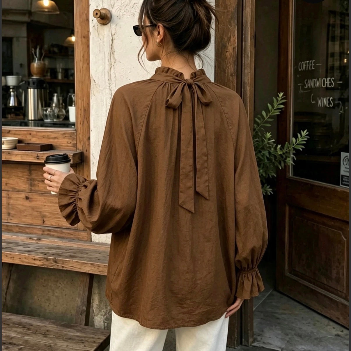 blouse Clavo in brown
