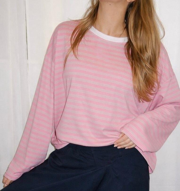 Stripe Shirt Belle Light Pink