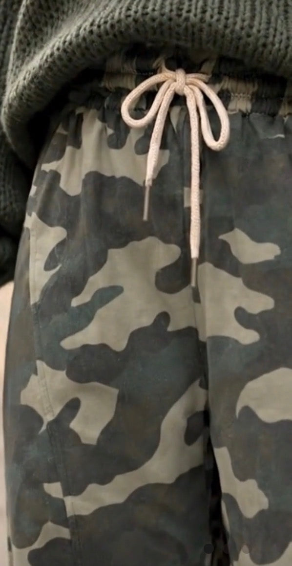 Balloon Jog Pants Camo Army