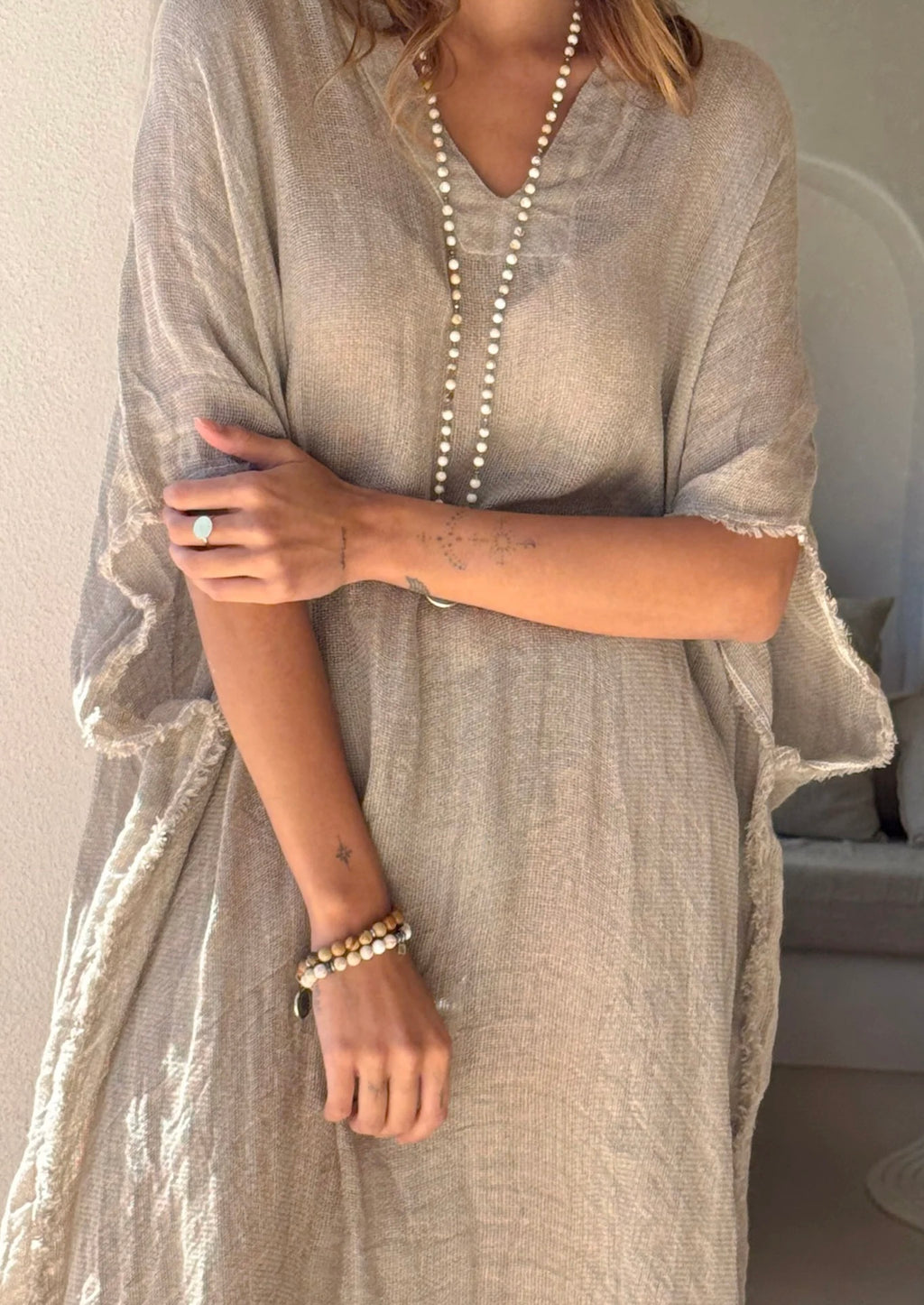 Bypias Bohemiana kaftan Esme Cashmere