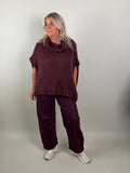 sleeveless trui model pina Bordeaux
