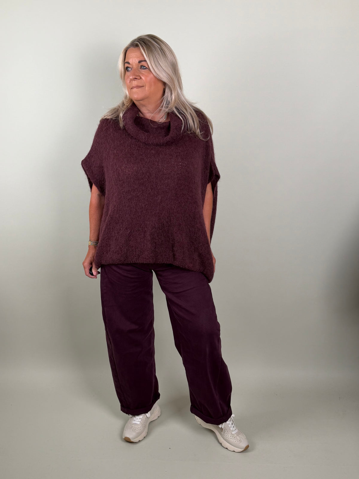 sleeveless trui model pina Bordeaux