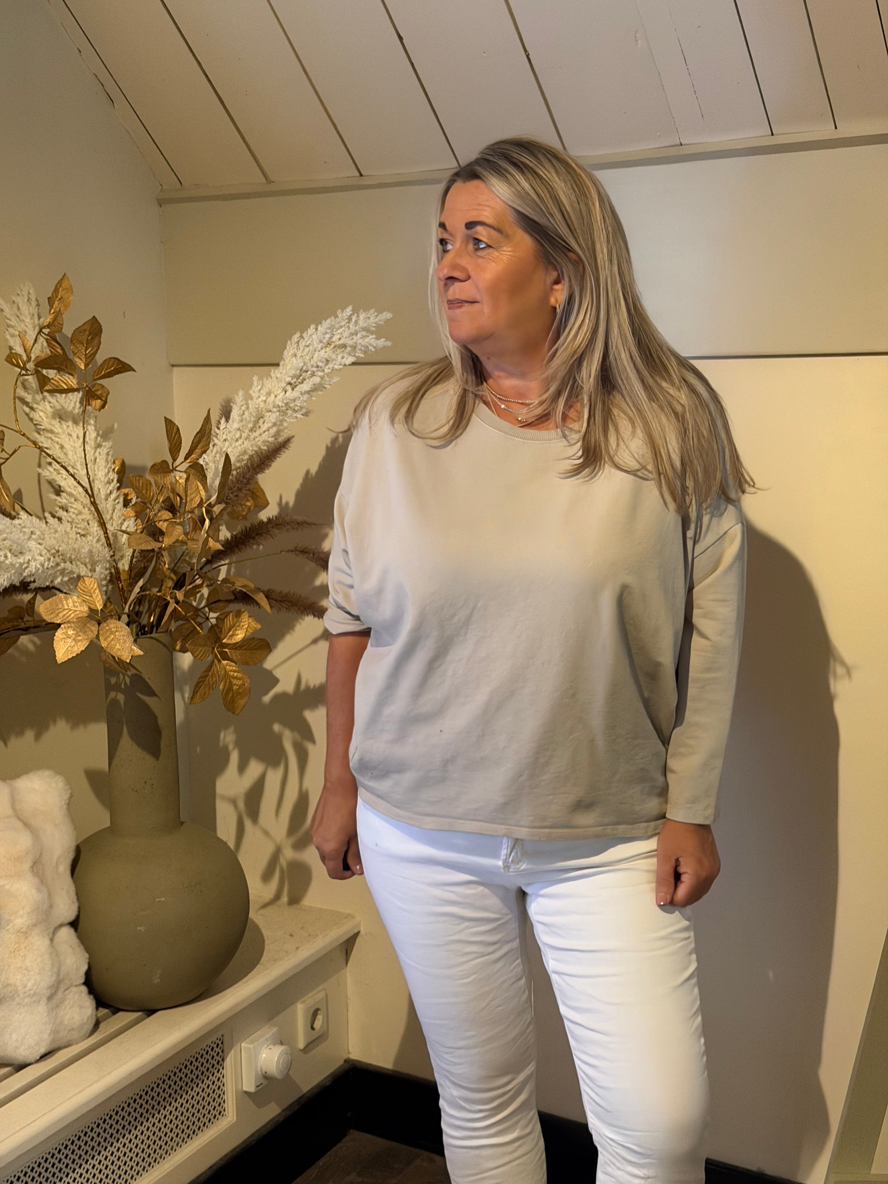 Sweater model  Napels beige