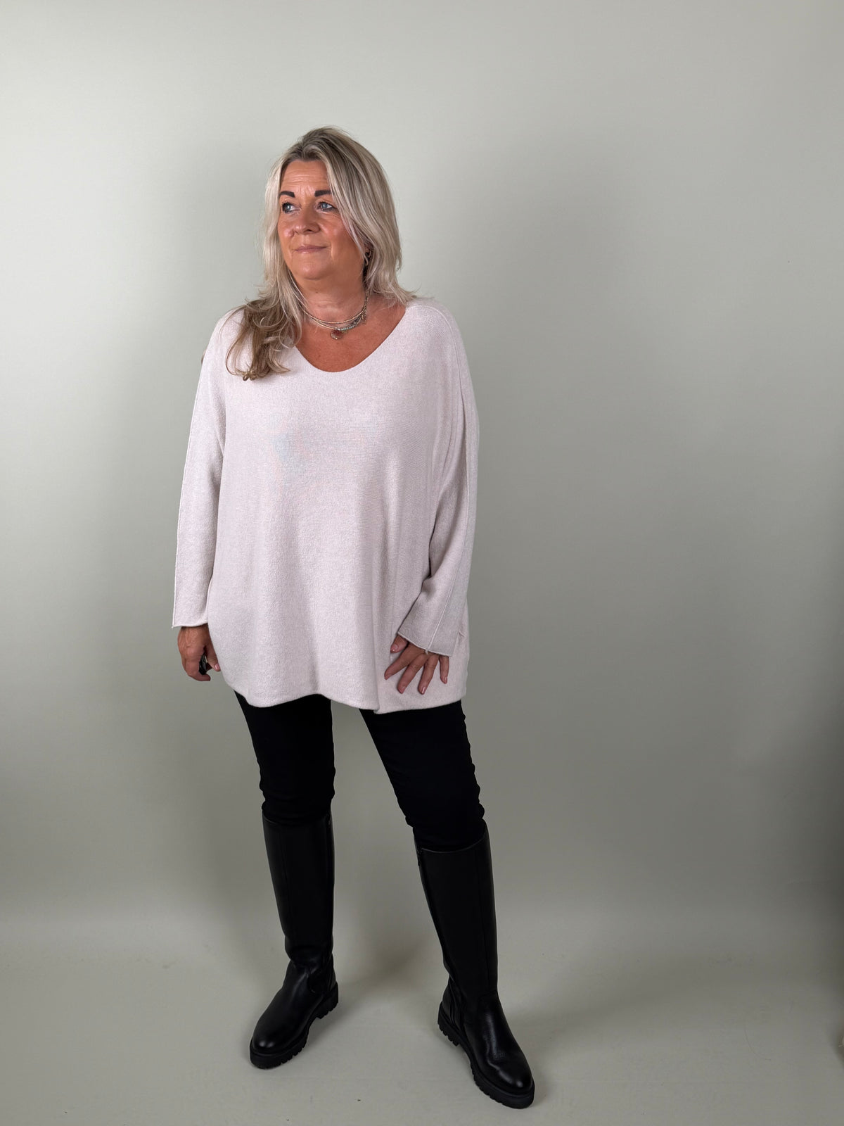 comfy trui Feline Off white