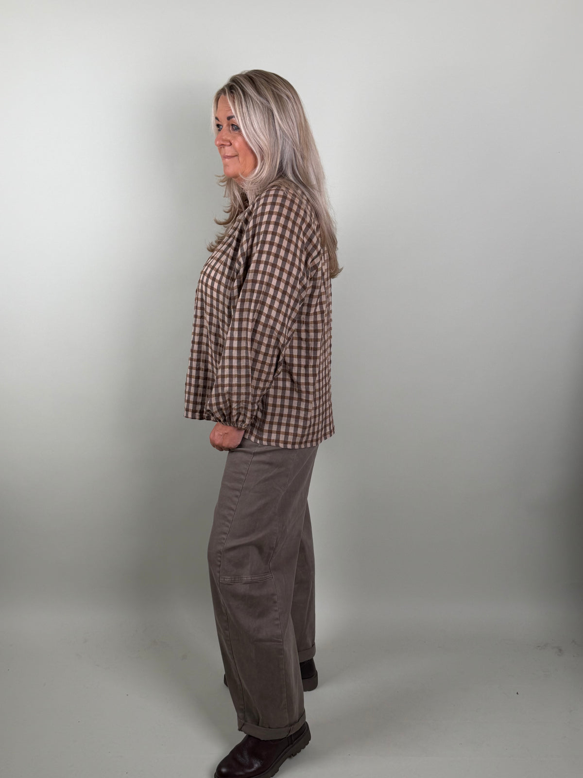 Broek jeans model Gio Taupe