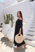 cotton dress Summer black
