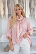 Blouse Carla incl. Sjaaltje Roze
