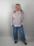 Sweater model  Napels beige