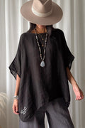 Bypias bohemiana Catrie blouse zwart